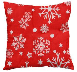 Husa decorativa pentru perna SNOWFALL 40x50 cm, rosu