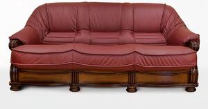 Canapea lemn masiv Chiara Piele Naturala 2/3 locuri - 220x100x90cm