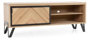 Comodă TV lemn masiv Relief Multiple Dimensiuni - 55 x 42 x 145 cm
