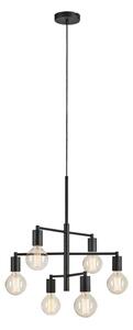 Lustră pe cablu Markslöjd 108717 CIELO 6xE27/40W/230V negru