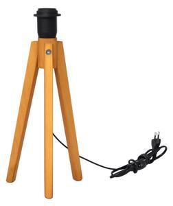 Lampă de masă ALBA 1xE27/15W/230V negru/auriu/stejar