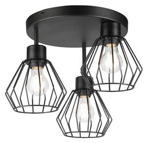 Lustră aplicată AUDREY 3xE27/60W/230V negru