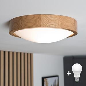 Plafonieră LED Brilagi CARVALHO SLIM 1xE27/60W/230V stejar d. 27 cm