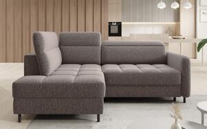 Colțar lemn masiv Bari Personalizabil Extensibil 208x160cm - Aspen 20, Colțul în stânga
