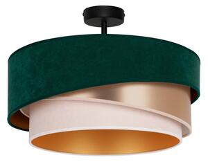 Lustră aplicată Duolla KOBO 1xE27/15W/230V d. 45 cm verde/auriu/crem