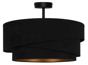 Lustră aplicată Duolla KOBO 1xE27/15W/230V d. 45 cm negru
