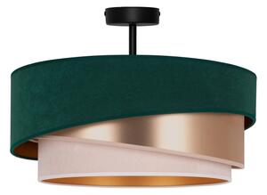 Lustră aplicată Duolla KOBO 1xE27/15W/230V d. 45 cm verde/auriu/crem