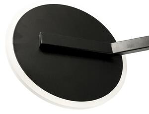Lustră LED dimabilă aplicată LED/86W/230V 3000-6500K negru + telecomandă