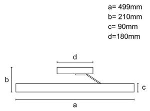 Lustră LED dimabilă aplicată LED/86W/230V 3000-6500K negru + telecomandă