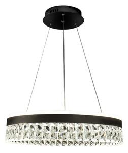 Lustră LED dimabilă pe cablu LED/90W/230V 3000-6500K negru + telecomandă