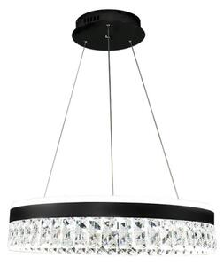 Lustră LED dimabilă pe cablu LED/90W/230V 3000-6500K negru + telecomandă