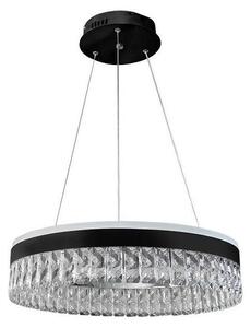 Lustră LED dimabilă pe cablu LED/90W/230V 3000-6500K negru + telecomandă