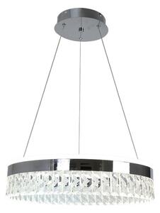 Lustră LED dimabilă pe cablu LED/90W/230V 3000-6500K crom + telecomandă
