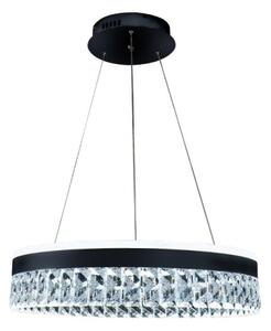 Lustră LED dimabilă pe cablu LED/90W/230V 3000-6500K negru + telecomandă