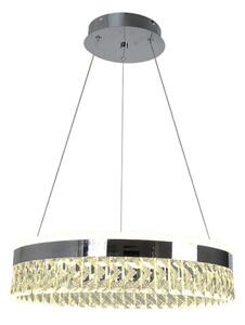 Lustră LED dimabilă pe cablu LED/90W/230V 3000-6500K crom + telecomandă
