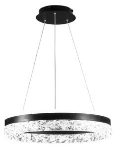 Lustră LED dimabilă pe cablu LED/80W/230V 3000-6500K negru + telecomandă