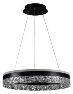 Lustră LED dimabilă pe cablu LED/80W/230V 3000-6500K negru + telecomandă