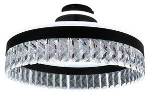 Lustră LED dimabilă aplicată LED/75W/230V 3000-6500K negru + telecomandă