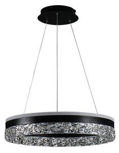 Lustră LED dimabilă pe cablu LED/80W/230V 3000-6500K negru + telecomandă