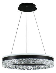 Lustră LED dimabilă pe cablu LED/80W/230V 3000-6500K negru + telecomandă