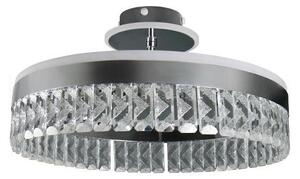 Lustră LED dimabilă aplicată LED/75W/230V 3000-6500K crom + telecomandă