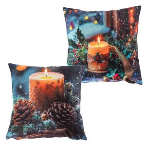 Set 2 buc. fețe de pernuță ATMOSFERĂ DE CRĂCIUN 40 x 40 cm