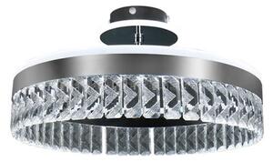 Lustră LED dimabilă aplicată LED/75W/230V 3000-6500K crom + telecomandă