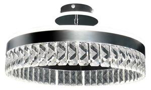 Lustră LED dimabilă aplicată LED/75W/230V 3000-6500K crom + telecomandă