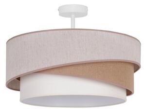 Lustră aplicată Duolla KOBO 1xE27/15W/230V d. 45 cm bej/maro/alb