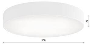 Plafonieră pentru baie CLEO 4xE27/24W/230V d. 50 cm alb IP54