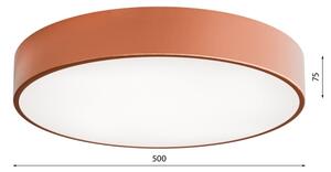 Plafonieră LED CLEO 69W 230V 4000K pr. 50 cm cupru