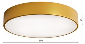 Plafonieră cu senzor CLEO, 4xE27, 24W, 230V, diametru 50 cm, aurie