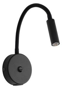 Lampă de perete cu port USB LAGOS 1xG9/3W/5V negru