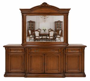 Bufet lemn masiv Briston 4 Uși, 229,5 × 56,5 × 83,5 cm - Fara