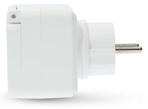 Priză inteligentă Nedis WIFIPO130EWT 3680W/230V/ tip E/16A Wi-Fi Tuya IP44