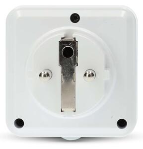 Priză inteligentă Nedis WIFIPO130EWT 3680W/230V/ tip E/16A Wi-Fi Tuya IP44