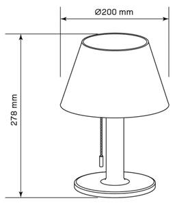 Lampă LED solară dimabilă VIOLA LED/3,7V IP44