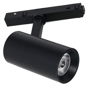 LED spot MAGNETIC TRACK 10W 48V negru pentru sistem șine