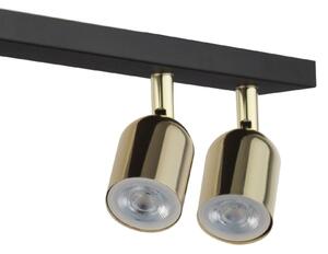 Spot LED TOP 4xGU10/10W/230V negru/auriu