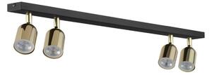 Spot LED TOP 4xGU10/10W/230V negru/auriu