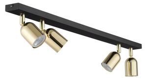 Spot LED TOP 4xGU10/10W/230V negru/auriu