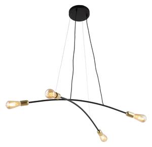 Lustră pe cablu HELIX 4xE27/15W/230V