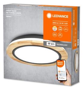 Plafonieră LED dimabilă Ledvance SMART+ ORBIS WOOD LED/24W/230V Wi-Fi