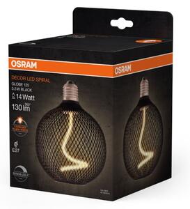 Bec LED dimabil Osram DECOR FILAMENT G125 E27/3,5W/230V 1800K negru