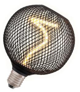 Bec LED dimabil Osram DECOR FILAMENT G125 E27/3,5W/230V 1800K negru