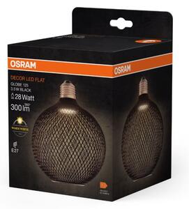 Bec LED Osram DECOR FLAT G125 E27/3,5W/230V 2700K negru