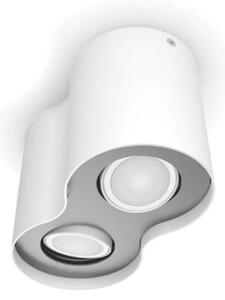 Spot LED dimabil Philips Hue PILLAR 2xGU10/4,2W/230V alb + telecomandă