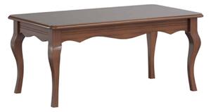 Măsuță lemn masiv nuc de Cafea Alexandros, 120 × 65 × 52,5 cm - Nuc