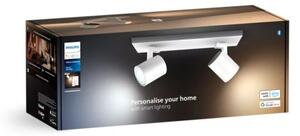 Spot LED dimabil Philips Hue RUNNER 2xGU10/4,2W/230V alb + telecomandă