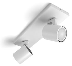 Spot LED dimabil Philips Hue RUNNER 2xGU10/4,2W/230V alb + telecomandă